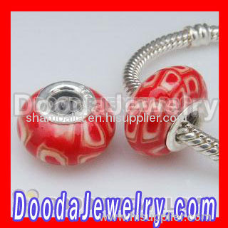 925 Sterling Silver Double Core european Fimo Beads Wholesale