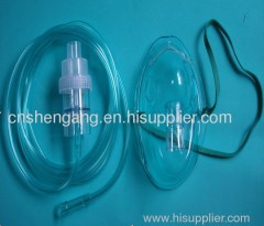 Medical nebulizer mask with tube