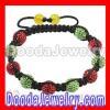 2011 Latest Shamballa Crystal bead bracelets with Yellow Agate End