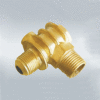 brass cooling fin check valve