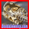 Gold Plated Silver Tunnel of Love charm Beads with Stone european Compatible