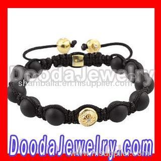 Fashion Nialaya inspired bracelets with Black Onyx and golden stone beads