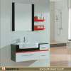 White Lacquer Vanity (Wall HUng)