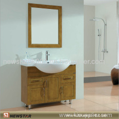 Base Vanity With Mirror (Solid Wood)