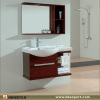 Red Brown Bath Vanity