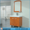 Base Wooden Cabinet with Mirror