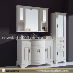 Large PVC Bath Vanity with Side Cabinet