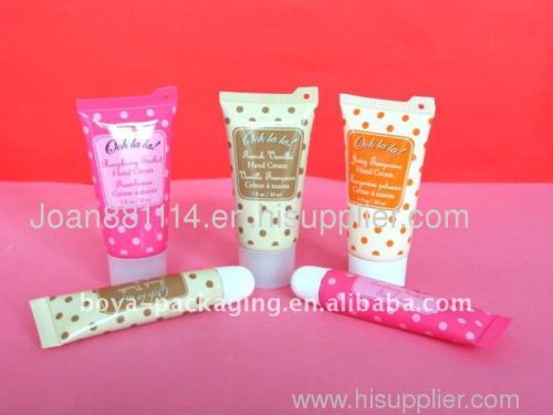 packaging tube for hand cream
