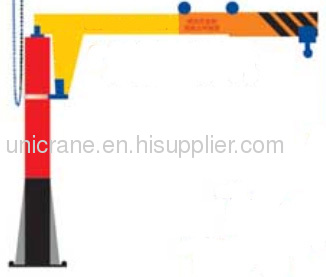 Telescopic type slewing Jib Crane