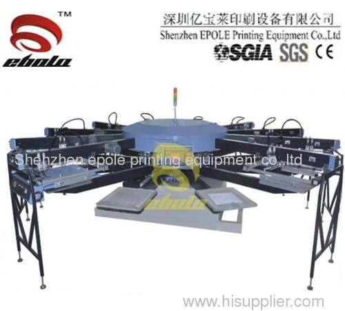 Automatic Rotary table Textile Screen printer