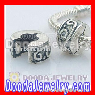 Wholesale Fashion european Style Sterling Silver Clip Beads Fit european Jewelry