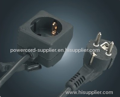 Germany type iroing board extension sockets with CE GS approval