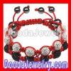 2011 Fashion Tresor Paris style Bracelet with pave Crystal bead and Hematite