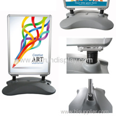 A frame and Sidewalk poster stand