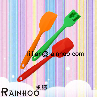 silicone Spatula Set, silicon brush, silicon spoon