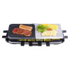 Electric Grill with half stone plate and half steel plate XJ-6K114BO