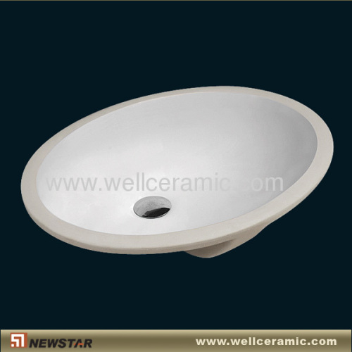 Oval ceramic bowl sinks