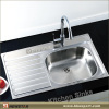 Polish drain board kitchen sinks