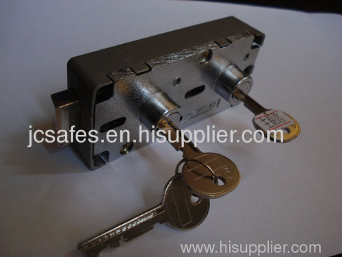 UL certificated Dual-key Lock for Safe Deposit Boxes