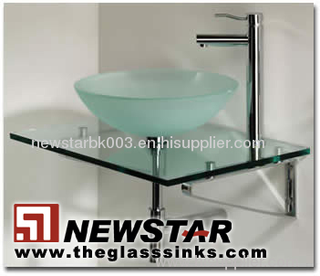 Tempered Glass Vanity Top