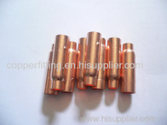 copper pipe with one end necking