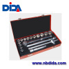 Sockets repair tools in red case