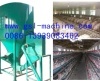 Animal feedstuff crushing and mixing machine