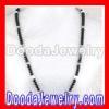Cheap Shamballa Necklace collection jewelry with Black Crystal Beads