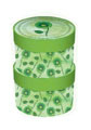 Green double cylinder gift box