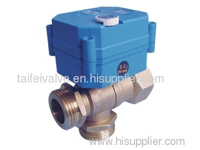 motorized ball valve for water treatment