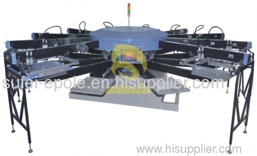 Automatic rotary table textile screen printer