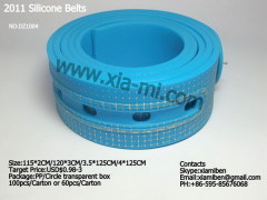 fashion colorful promotional sports silicone belts,plastic belts,rubber belts