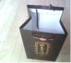 Classical black wine gift bags