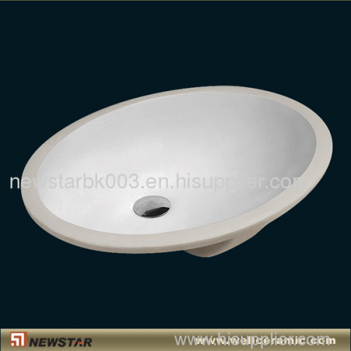 Oval Bath Ceramic Basin