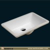 Rectangle White Ceramic Basin