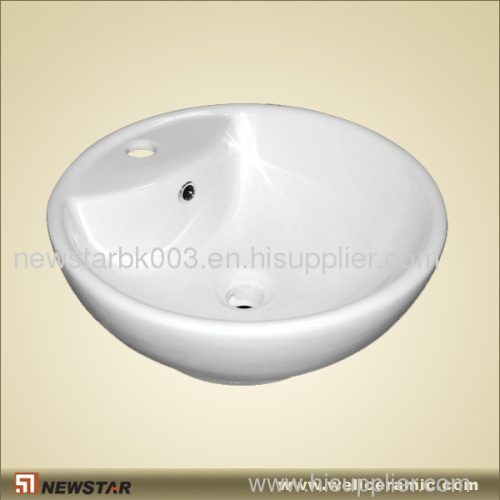 Above Counter Top Basin With Single Hole