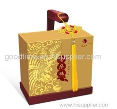 Food packaging box with 400g coated paper