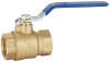 H-03101 blue handle Brass ball valve