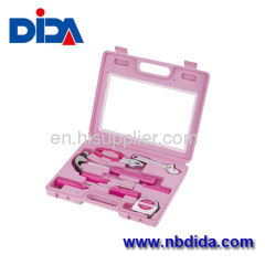 9pc carbon steel ladies pink tool kits