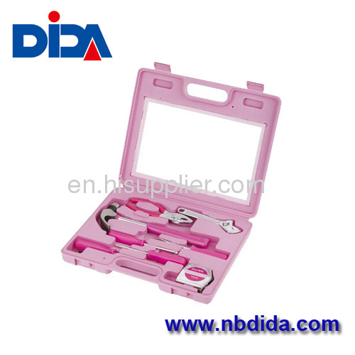 9pc carbon steel ladies pink tool kits