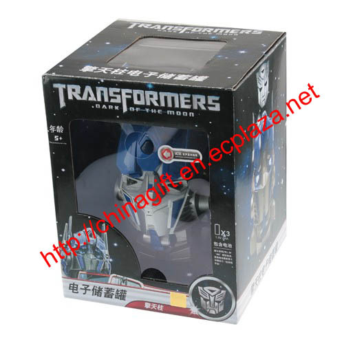 Transformers Bumblebee Electronic coin bank, savings