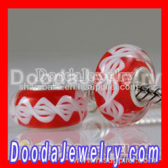 european Style Environmental Material Lampwork Murano Glass Rope Beads Jewellery