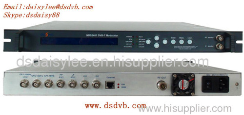 DVB-T modulator support both SFN and MFN