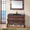 Antique Design Wooden Cabinet with handcraft mirrors