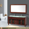 American Style Double Glass Bowls Vanity