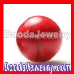 Wholesale 10mm Shamballa Style Red Coral Beads fits shamballa bracelets