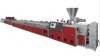 Wood and plastic profile extrusion line