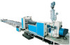 Wood and plastic plate production line