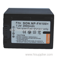 NP-FH100 NPFH100 BATTERY FOR SONY CX520 CX100 HC9 SR87 SR8