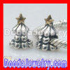 european Style Gold Plated Star Sterling Christmas Tree Beads 2011
